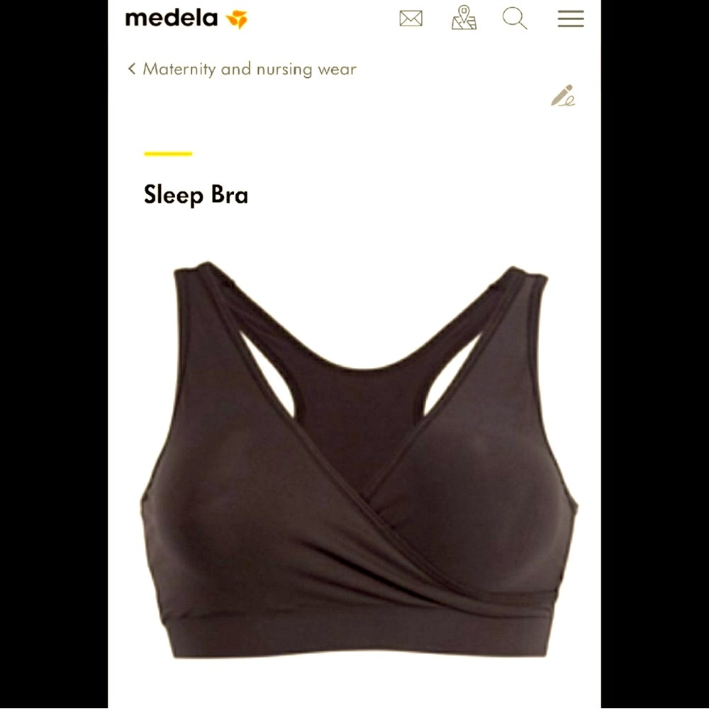 medela sleep bra size small S B, C, D cups
